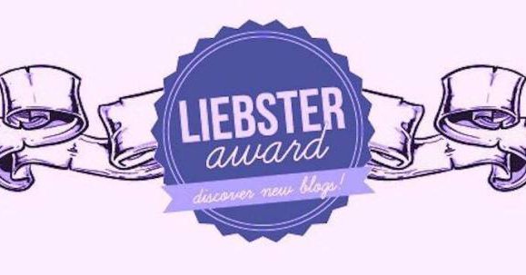 Logo for Liebster Award - Discover New Blogs - with ribbon background