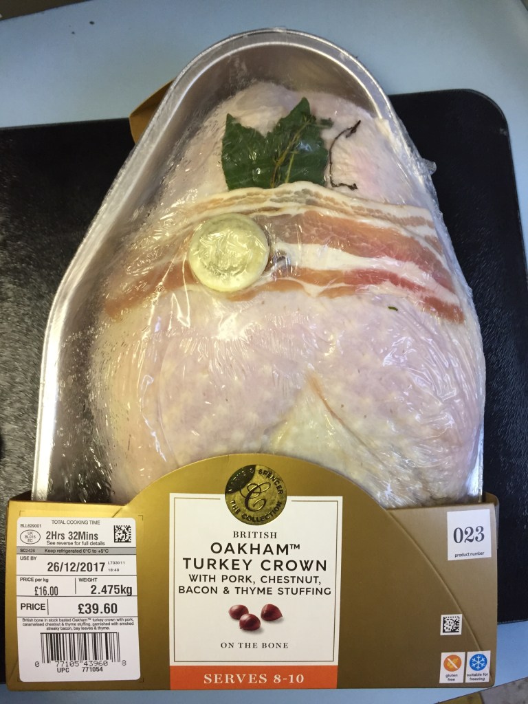 Large turkey crown from Marks & Spencer