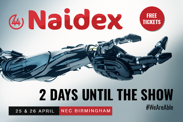 Naidex Banner - 2 days to go