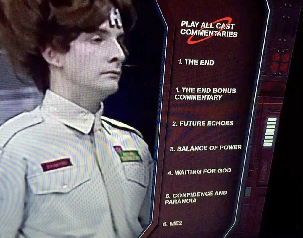 Red Dwarf 1 Blu-Ray Commentaries Menu