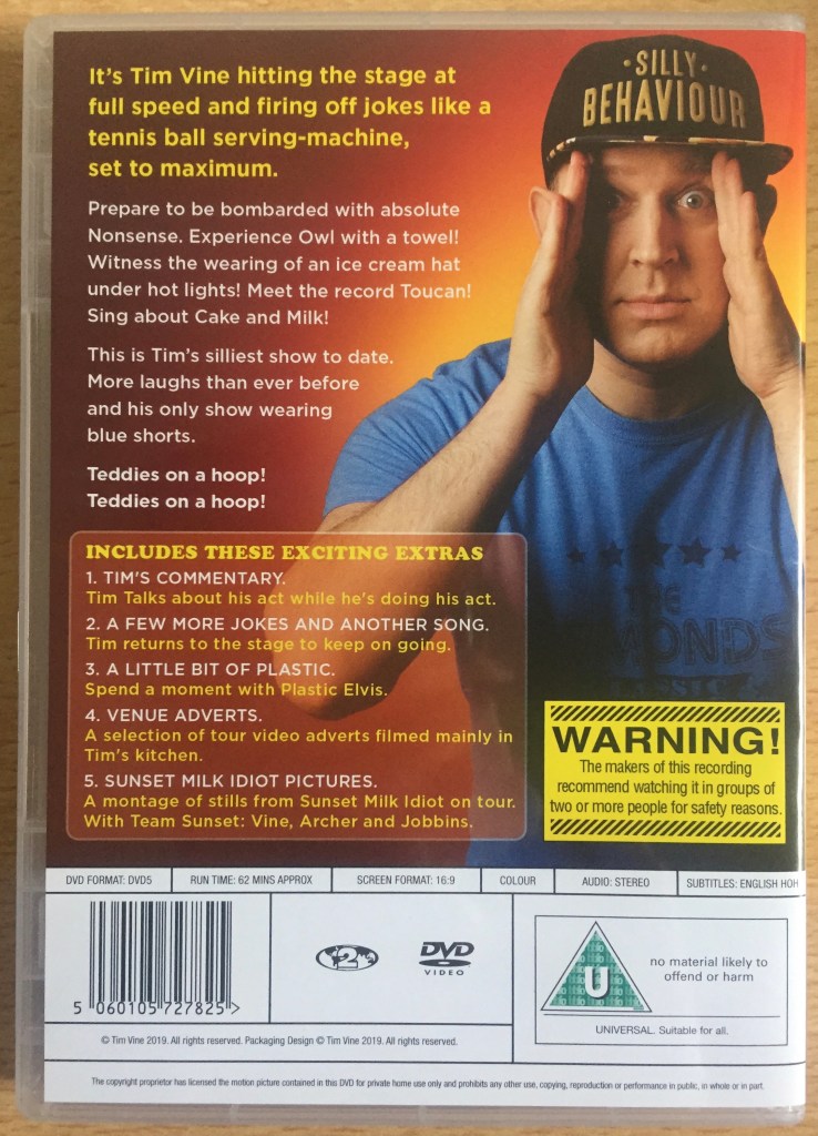 TIm Vine - Sunshine Milk Idiot - Rear