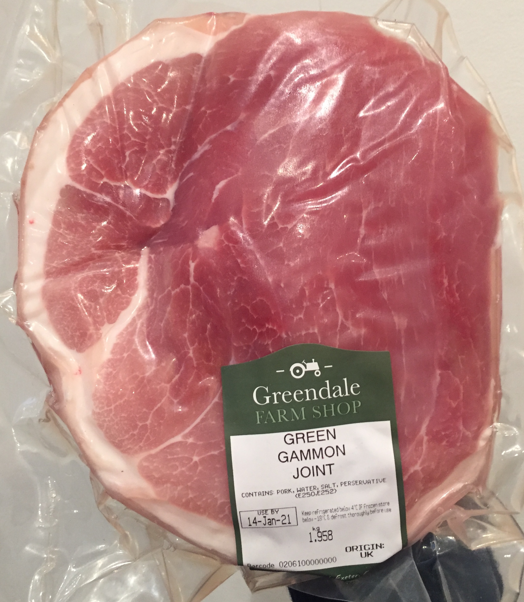 A large Greendale Farm gammon joint.