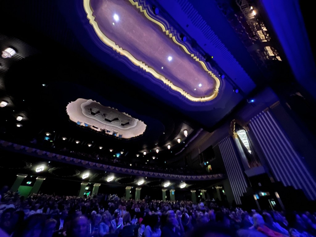 The large auditorium of the Hammersmith Apollo.