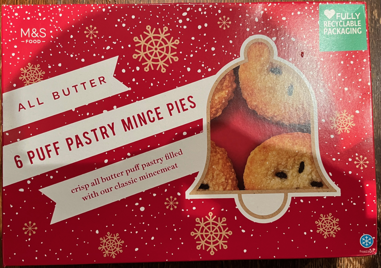 M&S Puff Pastry Mince Pies