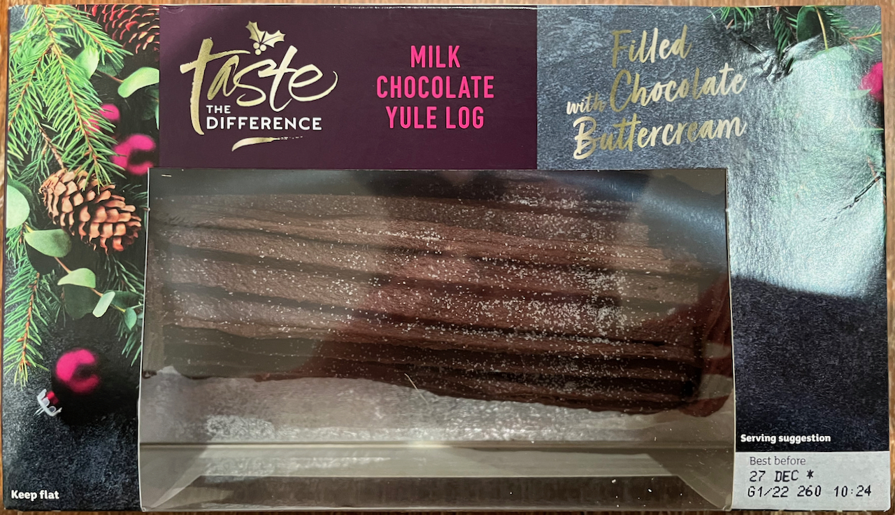Sainsbury's Taste The Difference Chocolate Yule Log