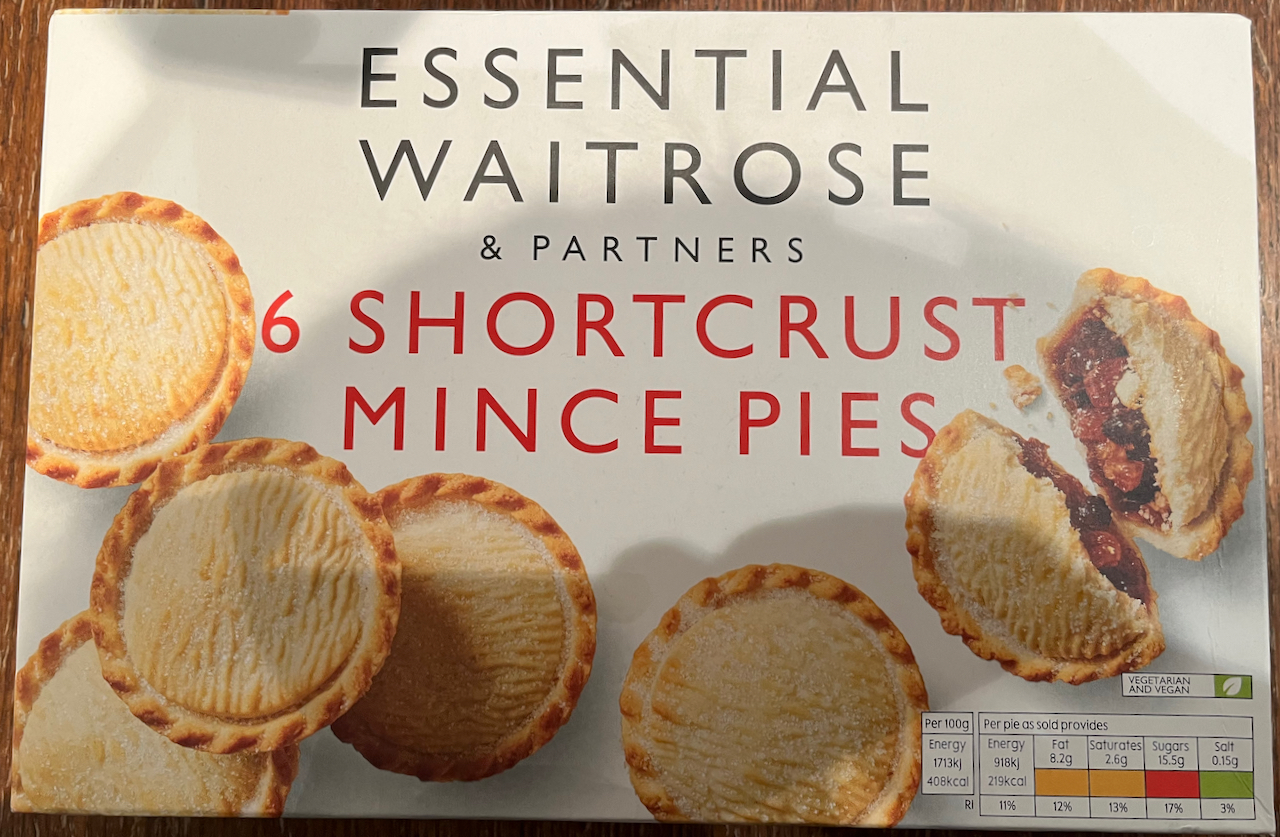 Waitrose Shortcrust Mince Pies