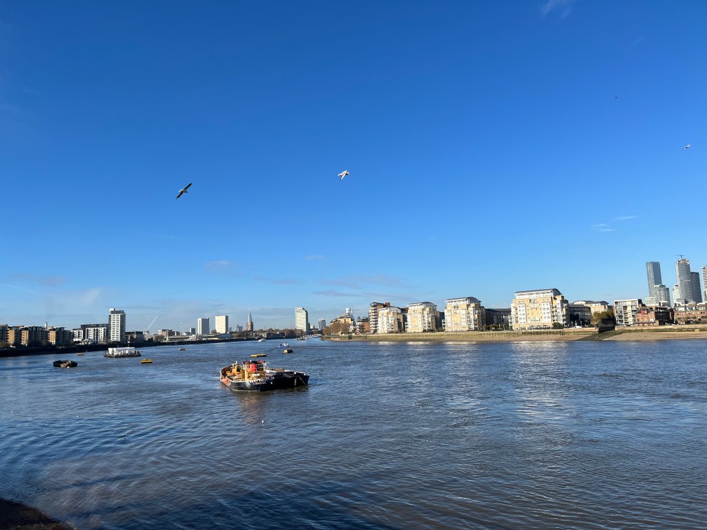 View of the River Thames from Greenwich.