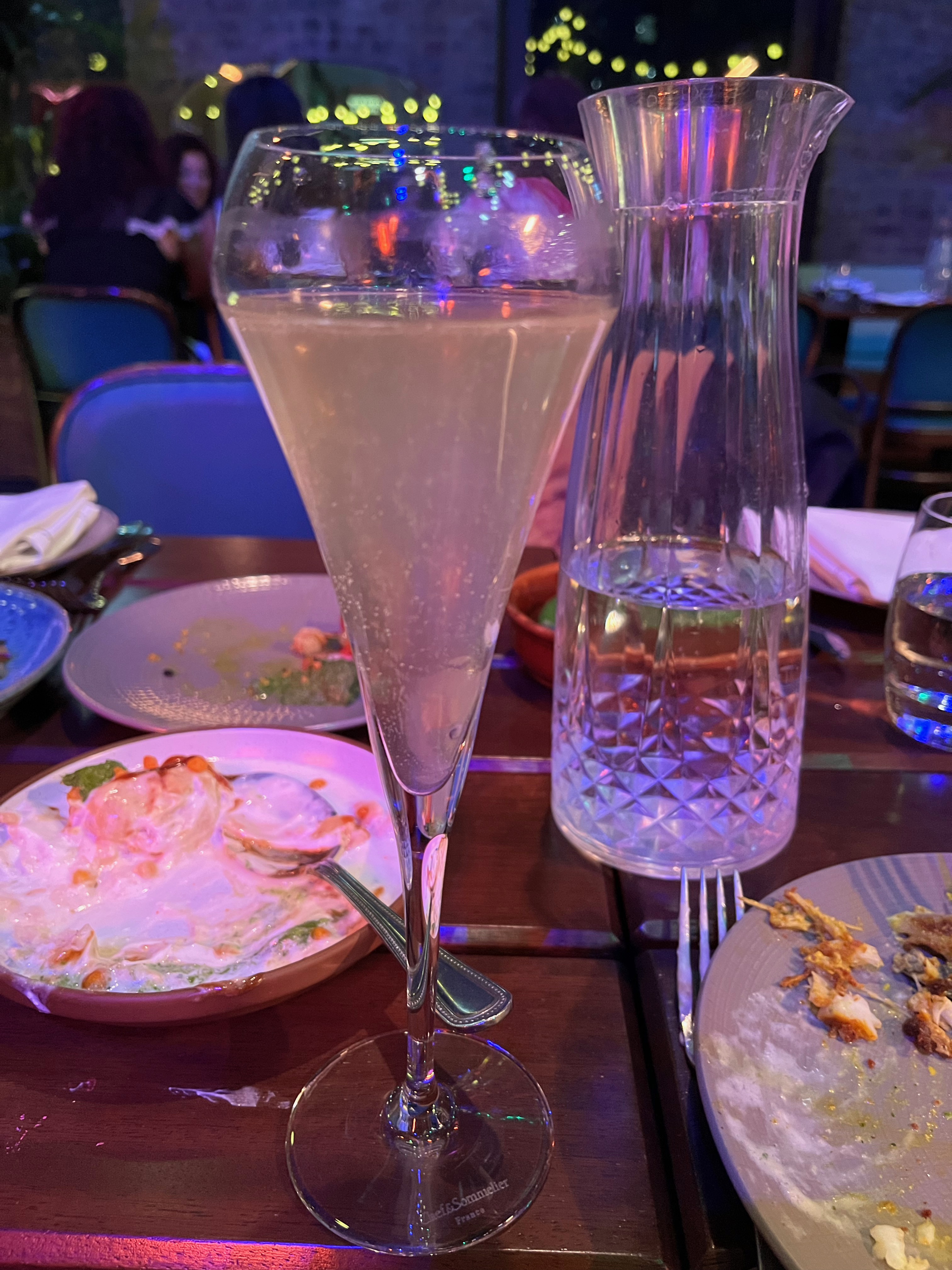 A Coconut King cocktail.