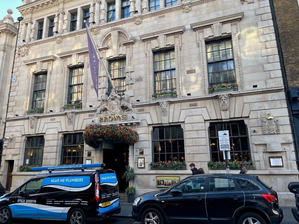The Browns Covent Garden restaurant building