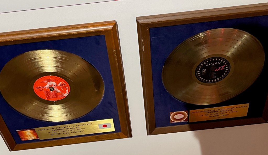 Japanese gold disc awards for Live Killers and Jazz.