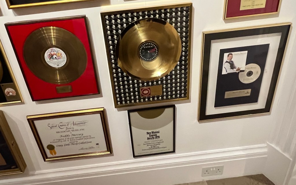 Disc sales awards for A Night At The Opera, Jazz, The Freddie Mercury Album, Crazy Little Thing Called Loe and Bohemian Rhapsody.
